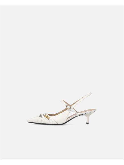 Slingback con cinturini e applicazioni gioiello PINKO | SD0489P003Z12